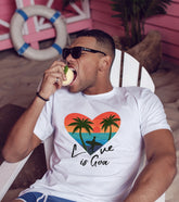 Love is Goa Unisex Half Sleeve T-Shirt